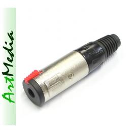 gniazdo na kabel Jack 6,3 mm stereo z blokadą