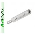 gniazdo na kabel Jack 6,3 mm stereo obudowa metalo