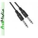 kabel Jack 6,3 wtyk - wtyk STEREO  5,0 m 