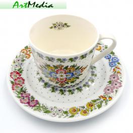 filiżanka ceramiczna ze spodkiem (10402S)