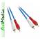 kabel 2 RCA - 2RCA CHINCH  HQ , złącza Au -  1,5 m