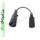 kabel adapter DIN GN545 Mono gniazdo - XLR wtyk IN
