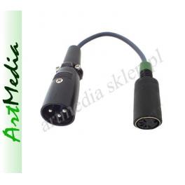 kabel adapter DIN GN545 Stereo L+R gniazdo IN - XL