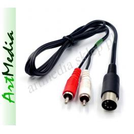 kabel 2 RCA CHINCH - DIN-5 ( 2RCA WM 545 ) 2,4 m