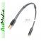 adapter Jack 3,5 4 PIN słuchawki mikrofon , czarny