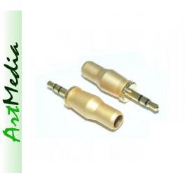 wtyk 3,5 stereo perłowy (fi kabla 5,5 mm)  Vitalco