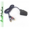 kabel DVBT EURO SCART gniazdo - 2 wtyki RCA  1,2m