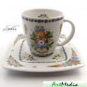 filiżanka porcelanowa ze spodkiem (11208)