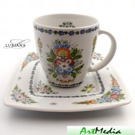 filiżanka porcelanowa ze spodkiem (11208)