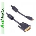 kabel cyfrowy DVI (24+1) - HDMI  1,8 m