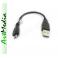adapter kabel USB 2.0 Am / micro USB wtyk  0,2 m