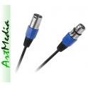 kabel mikrofonowy XLR CANON gniazdo - XLR wtyk 10,