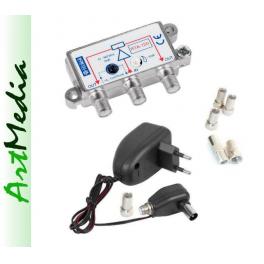 zestaw RTA120 aktywny rozdzielacz antenowy DVB-T2 