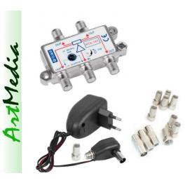zestaw RTA140 aktywny rozdzielacz antenowy DVB-T2 zestaw RTA140 aktywny rozdzielacz antenowy DVB-T2