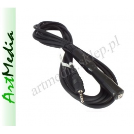 kabel przedłużacz Jack 2,5 mm 4 PIN wtyk-gniazdo 2,4 m