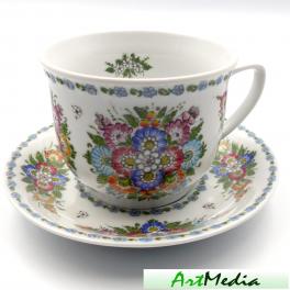 filiżanka porcelanowa ze spodkiem (21137)