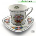 filiżanka porcelanowa ze spodkiem (21139)