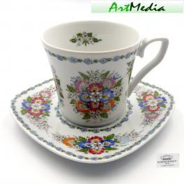 filiżanka porcelanowa ze spodkiem (21139)