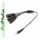 kabel rozgałęźnik Jack 3,5 wtyk na 3 gniazda 3.5 ,