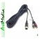 kabel 2 RCA wtyki chinch - DIN-5 IN RADMOR  5,0 m