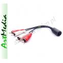 kabel adapter gniazdo DIN745 Bang Olufsen - 4RCA w