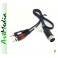kabel 2 RCA wtyki chinch - DIN-5 IN RADMOR  0,5 m