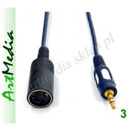 adapter gramofonu DIN-5 545 na Jack 3,5 - 1,5 m
