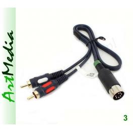 kabel adapter 2RCA wtyki - DIN-7 WM745 Bang Olufse