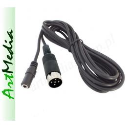kabel słuchawek DIN590 - Jack 3,5 gniazdo 7,5 m