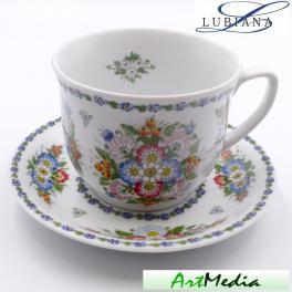 filiżanka porcelanowa ze spodkiem (31212)