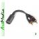 kabel adapter 2 RCA wtyki - DIN-5 545 gniazdo IN  