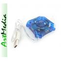 Hub USB 2.0  na 4 porty wejściowe ( H201 )