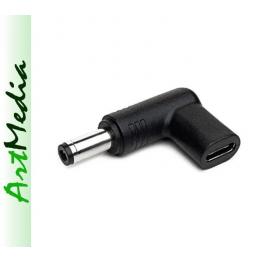 adapter przejście USB-C - wtyk 5,5 x 2,1mm