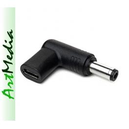 adapter przejście USB-C - wtyk 5,5 x 2,1mm