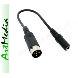 adapter słuchawkowy DIN590 wtyk - Jack 3,5 gniazdo