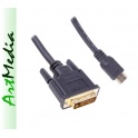 kabel cyfrowy DVI (18+1) - HDMI  3,0 m