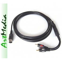 kabel AUDIO 2 RCA chinch - DIN 5 WM545 IN , HQ a  2,5 m