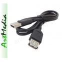 kabel przedłużacz USB A 2.0 wtyk - gniazdo  1,0 m