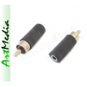 adapter 1RCA wtyk - gniazdo jack 3,5 