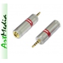 adapter Jack 2,5 4 PIN polowy wtyk - 3,5 gn STEREO