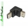 adapter kątowy USB 2.0 wtyk A - gniazdo A