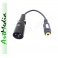 adapter Jack 3,5 gniazdo Stereo - wtyk  XLR Mono