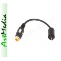 adapter kabel wtyk głośnikowy - gniazdo RCA