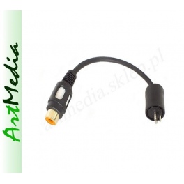 adapter kabel wtyk głośnikowy - gniazdo RCA