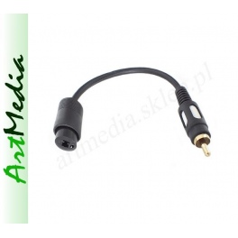 adapter kabel wtyk RCA - gniazdo głośnikowe