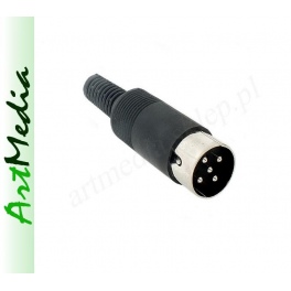 wtyk słuchawkowy lutowany na kabel DIN590 WM 590 C