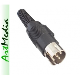 wtyk słuchawkowy lutowany na kabel DIN590 WM 590 (polski)