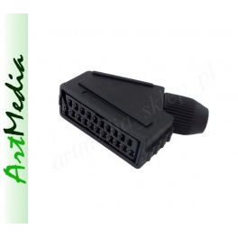 gniazdo EURO SCART lutowane na kabel