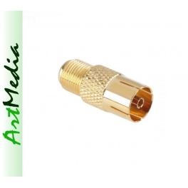 złączka eFka, przejście gniazdo F -gn. antenowe Au