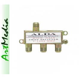 rozgałęźnik rozdzielacz antenowy na  3 TV Alda